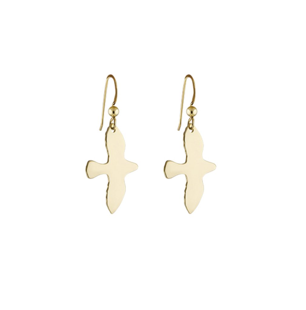 Golden Dove Earrings