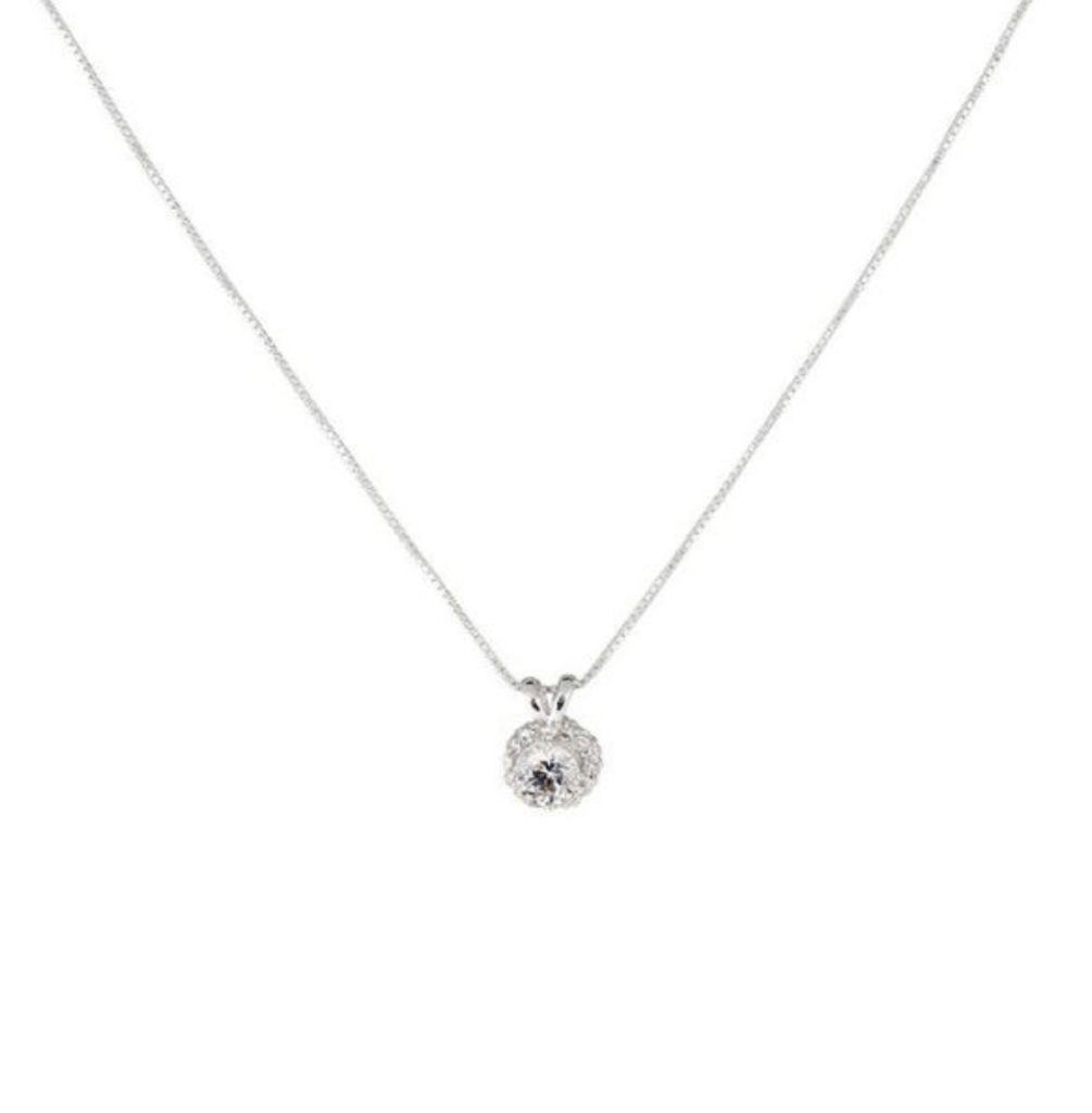 Small Princess Silver Necklace
