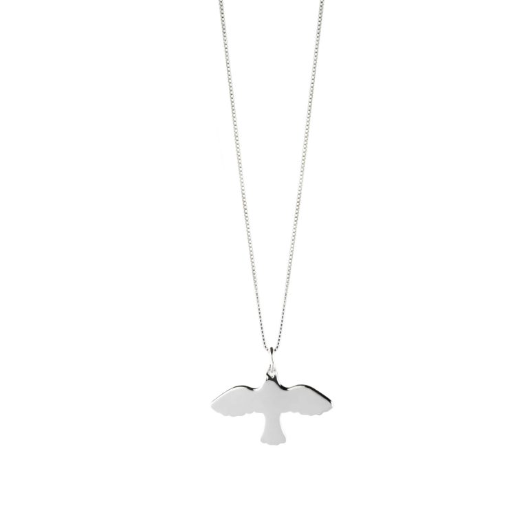 Silver Small Dove Necklace