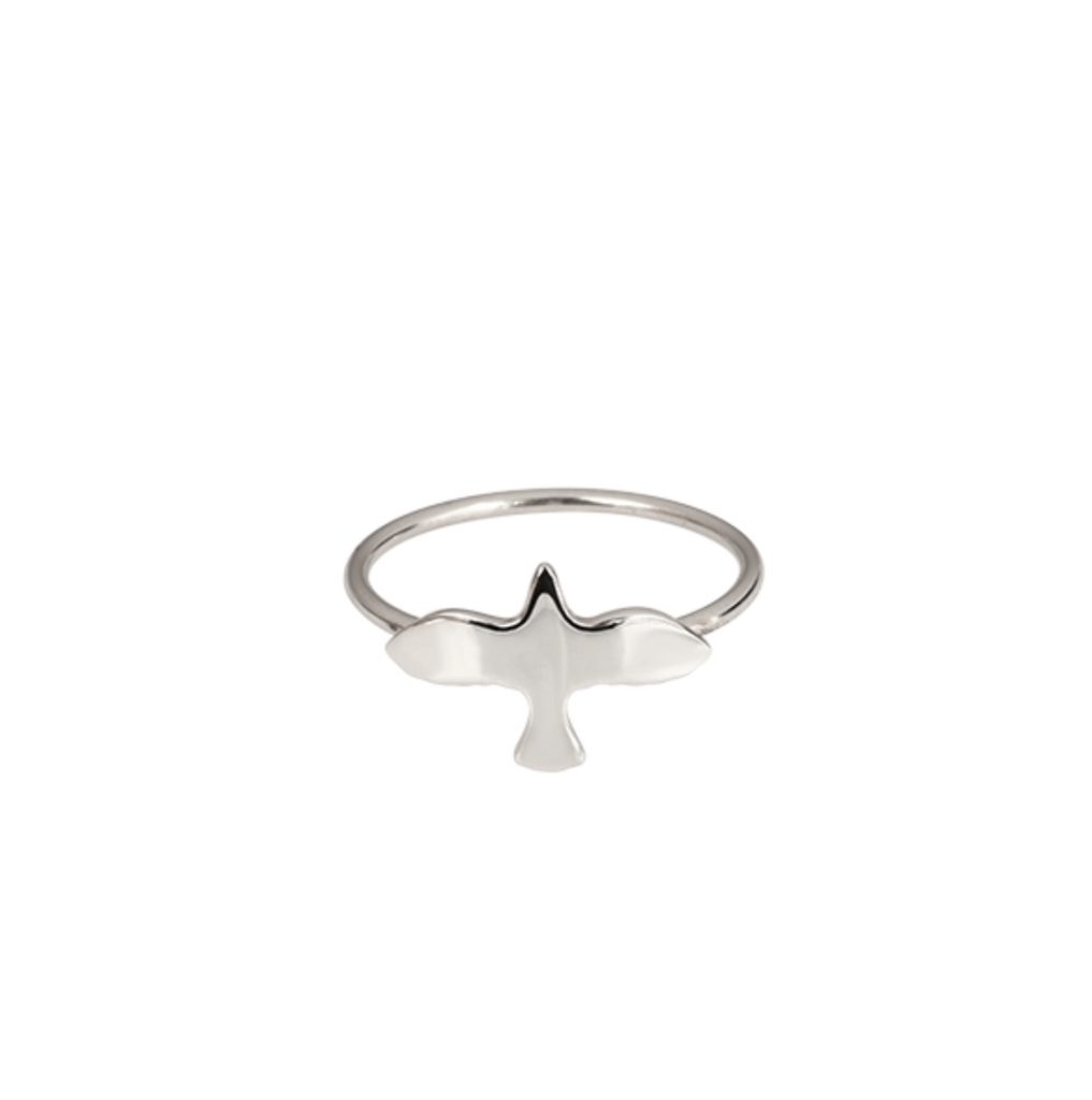 Silver Dove Ring