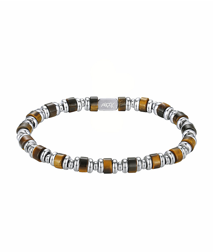 ASTON Armband Brun/Stål