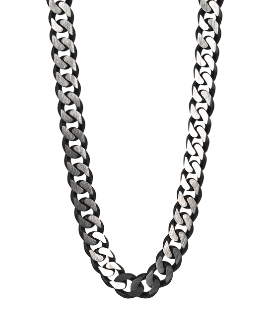Texas Halsband Svart/Stål