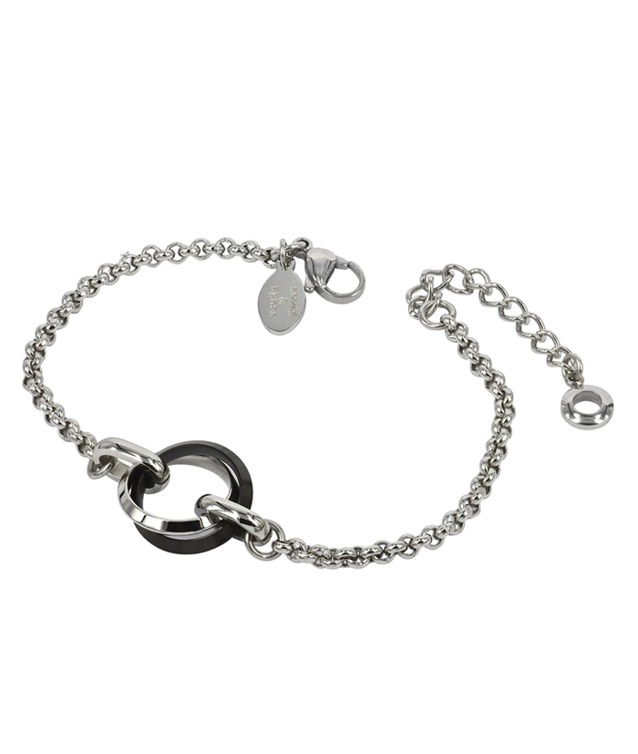 Carolin Bracelet Steel/Black