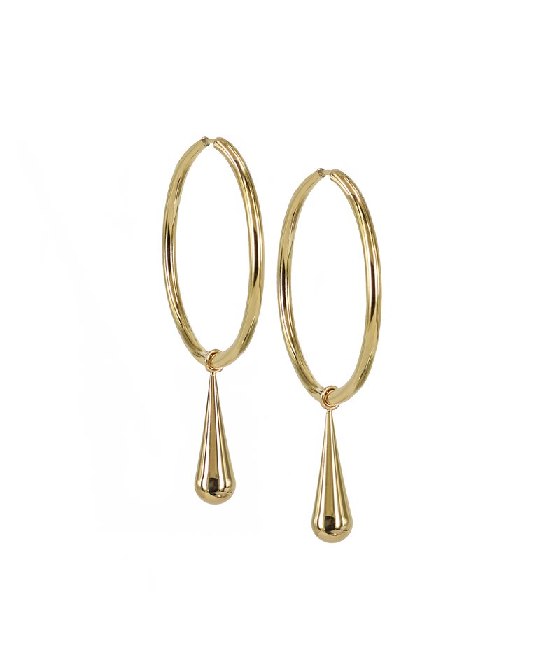 BELLA Big Hoops Guld