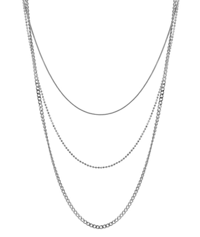 Betina Short Necklace Steel
