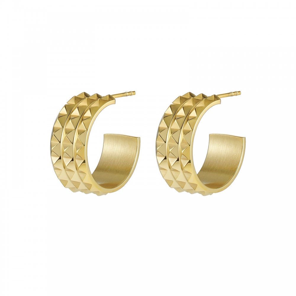 Lexie Wide Hoop Gold