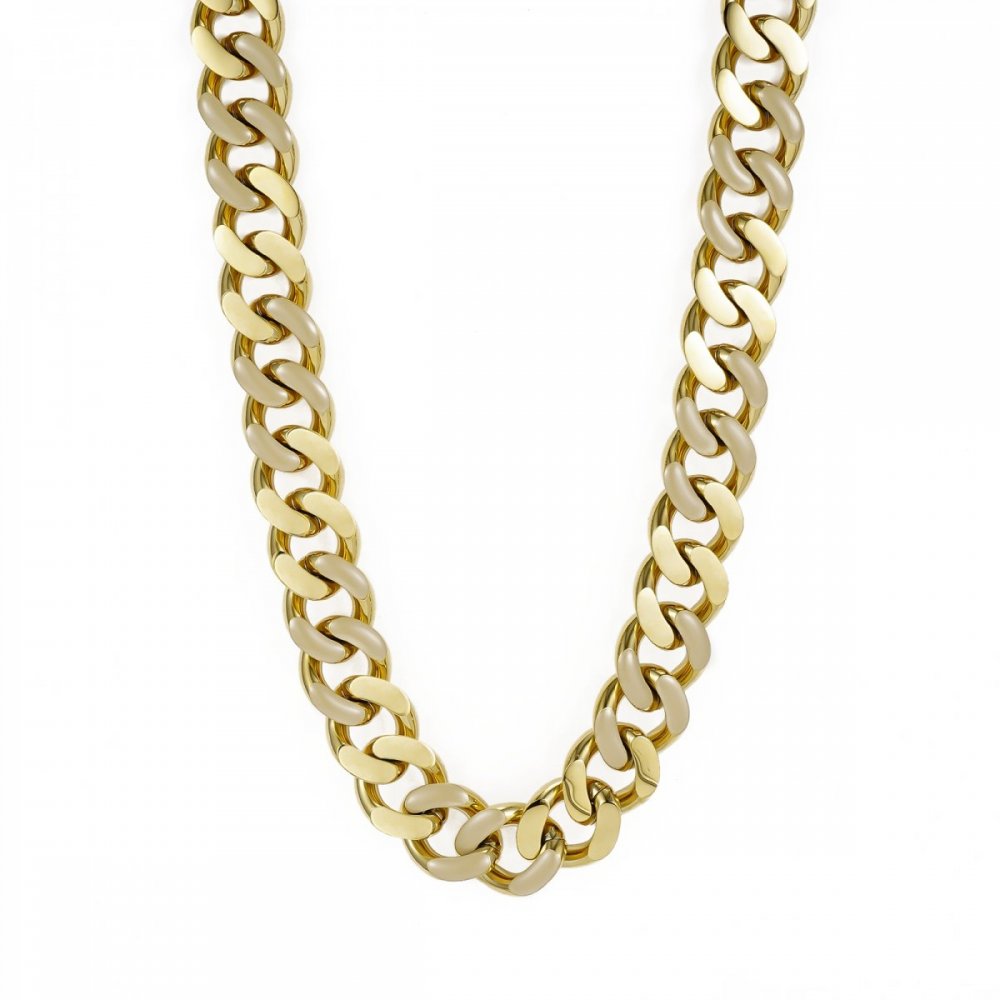 Riviera Reversible Necklace Sand/Gold