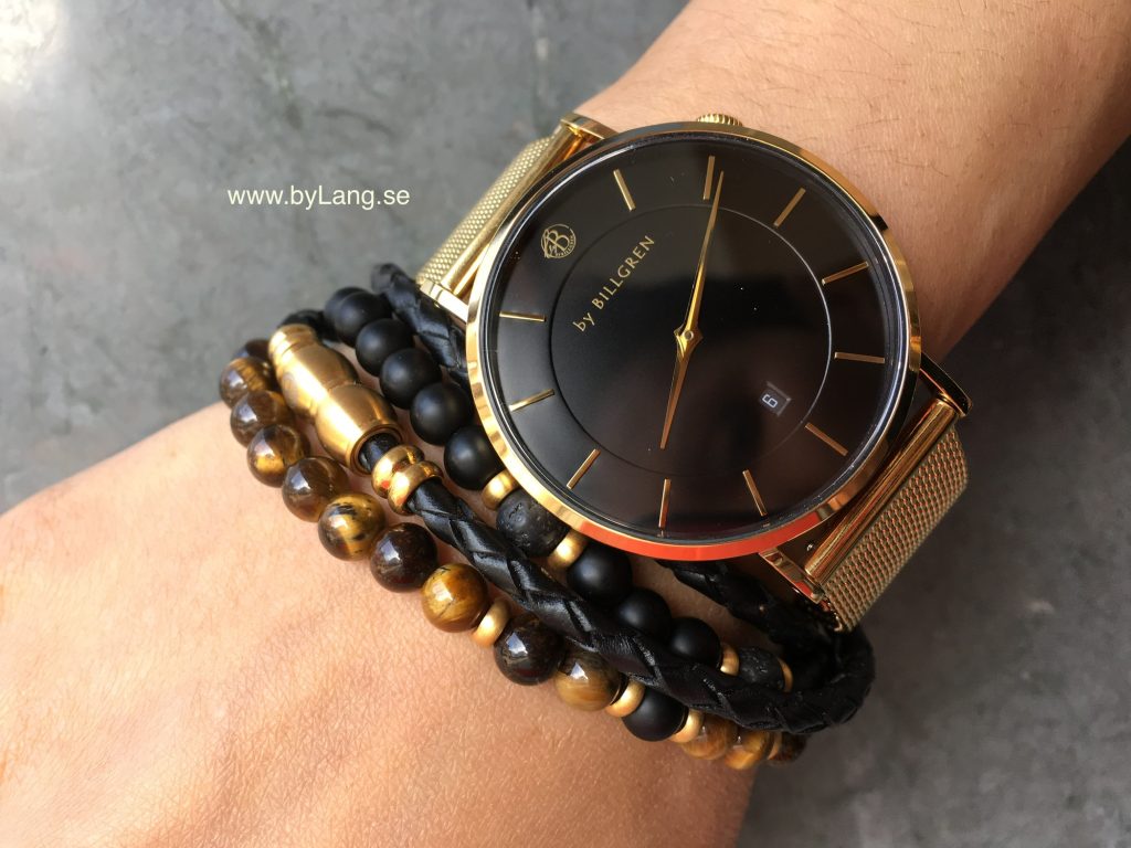 Klocka Douglas Mesh guld/svart