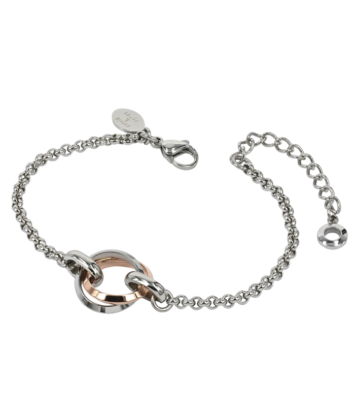 Carolin Bracelet Steel/Rosegold