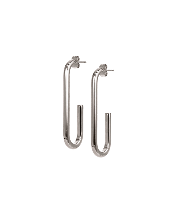 Chania Single Earrings Steel