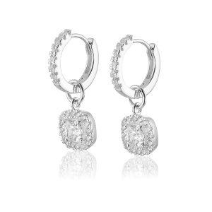 Glamorous Örhängen Creol Silver