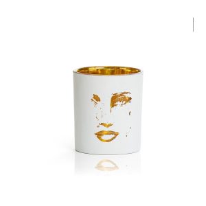 Ljuskopp Piece of me mattvit/guld