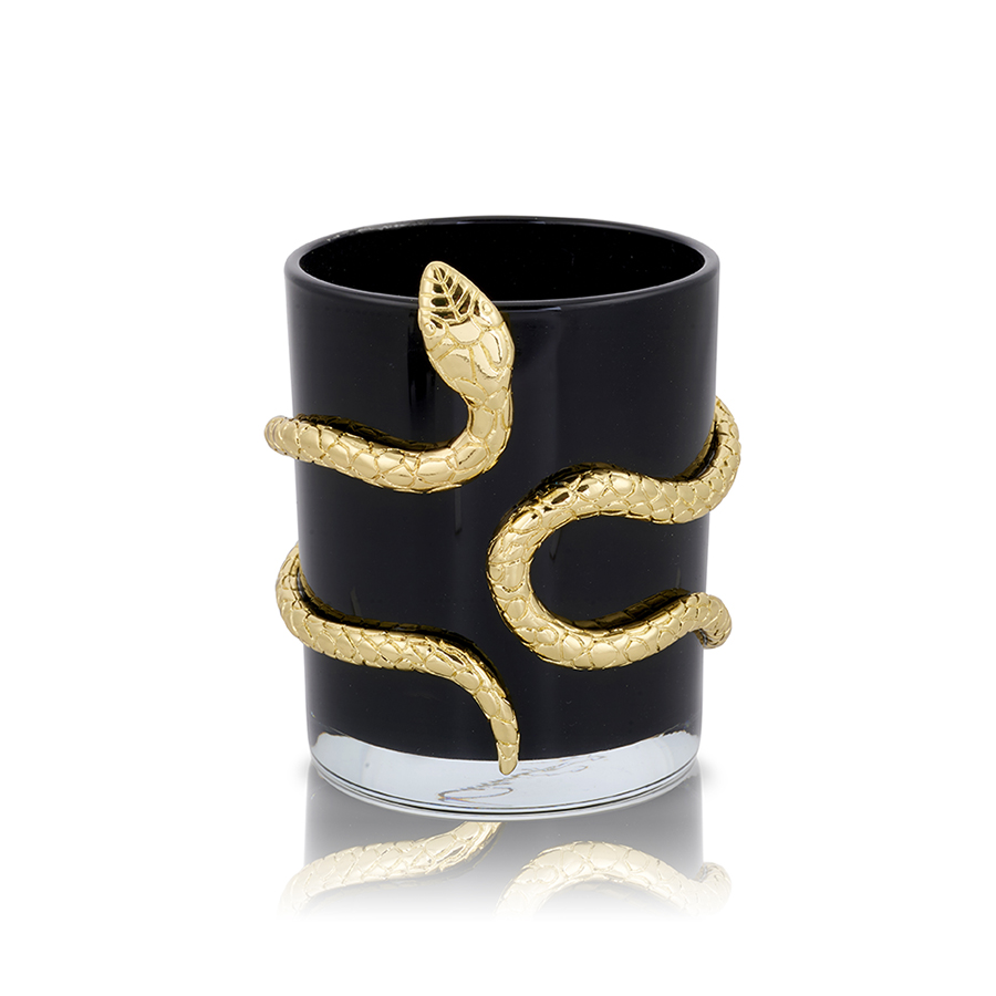 Ljuskopp Snake - Svart