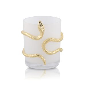 Ljuskopp Snake - Vit