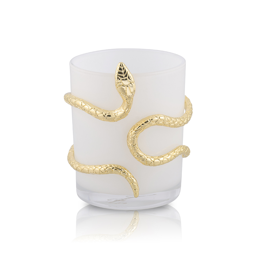 Ljuskopp Snake - Vit