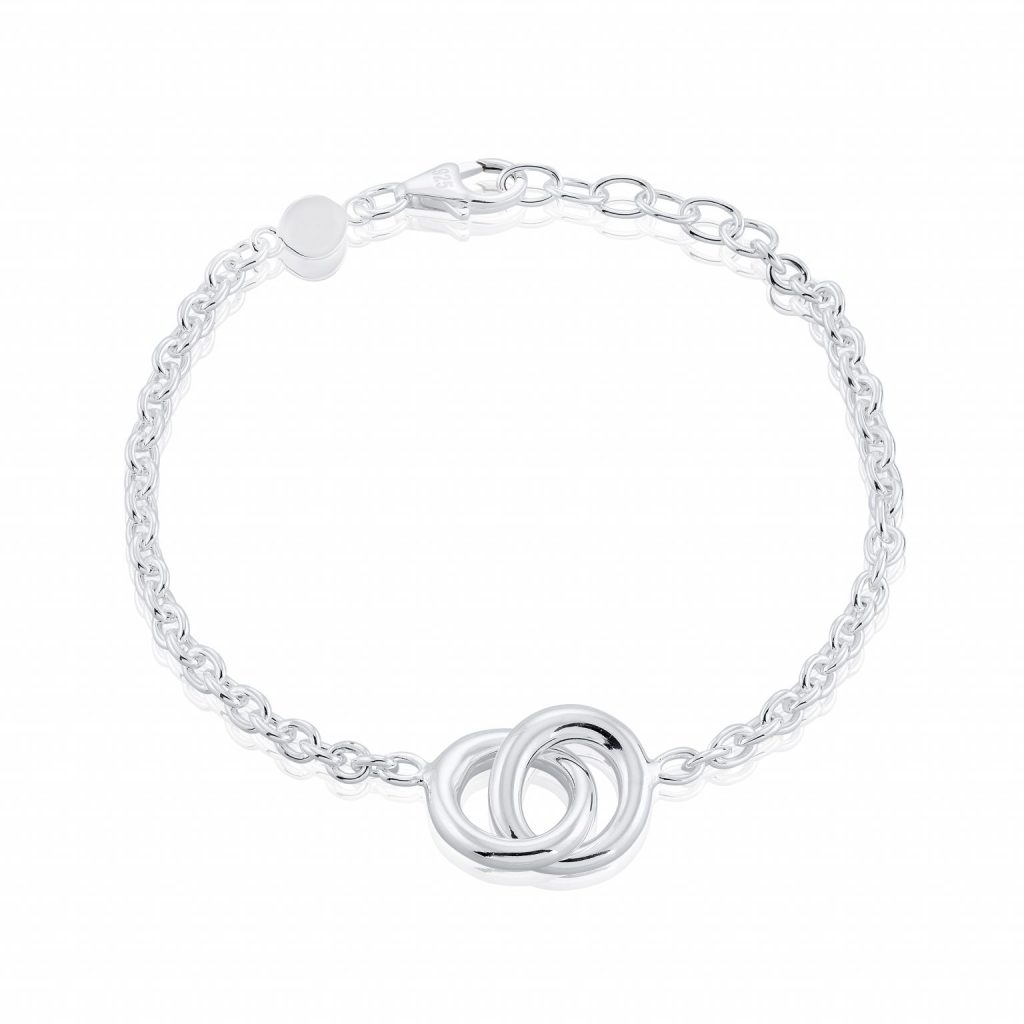 The knot Armband silver