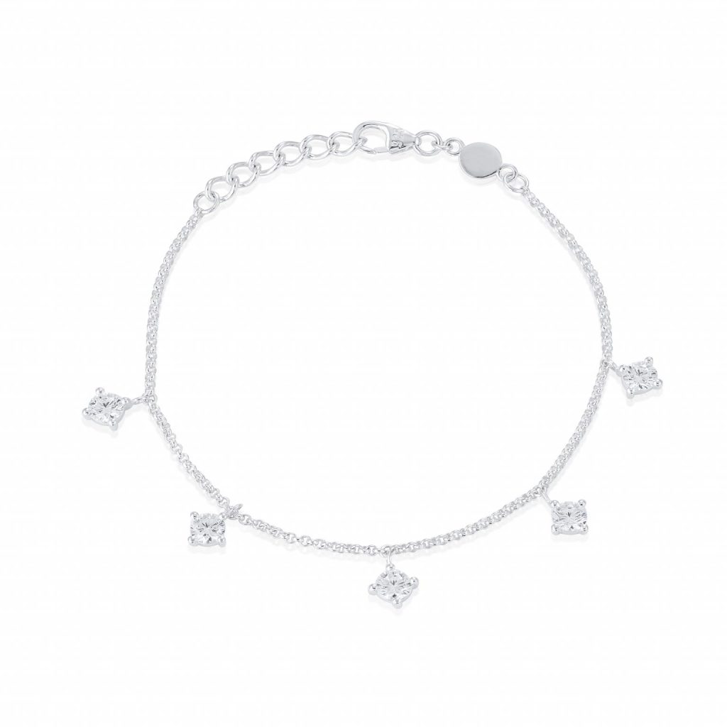 Time to glow Armband Silver