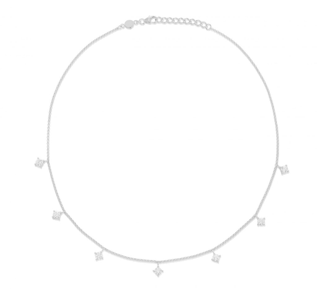 Time to glow Halsband Silver