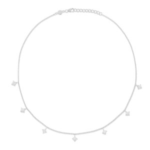 Time to glow Halsband Silver