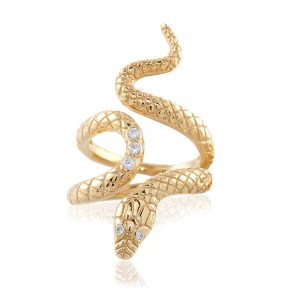 Snake Ring Guld