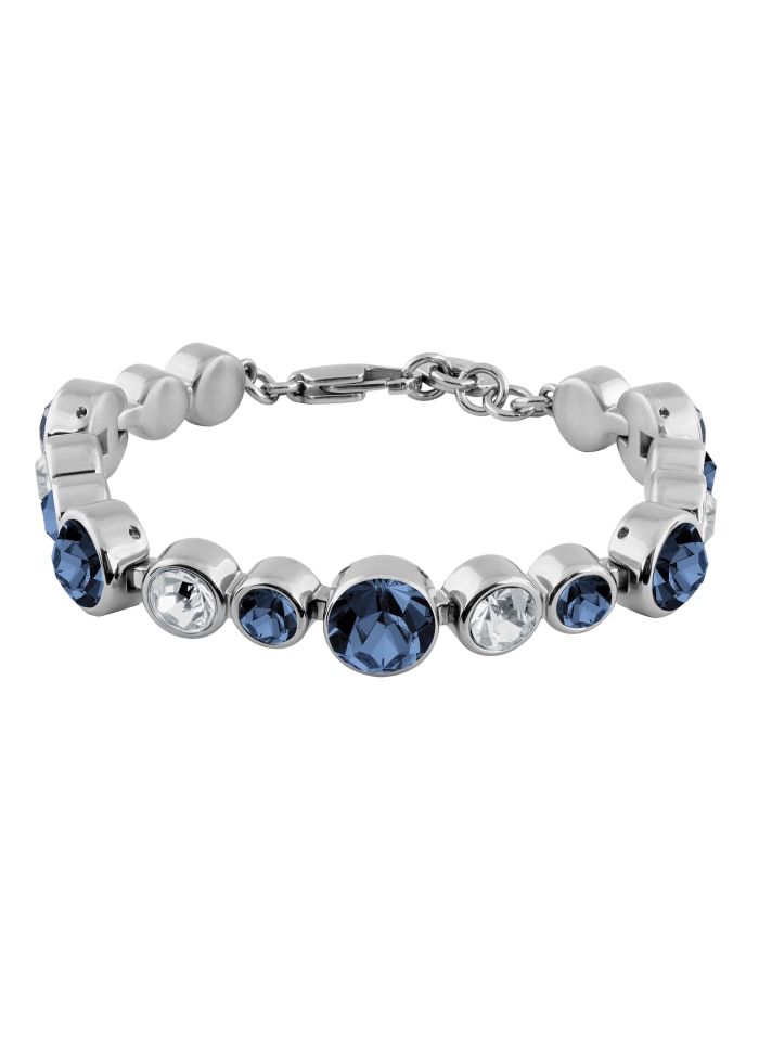 Calice SS Royal Blue/Crystal Armband
