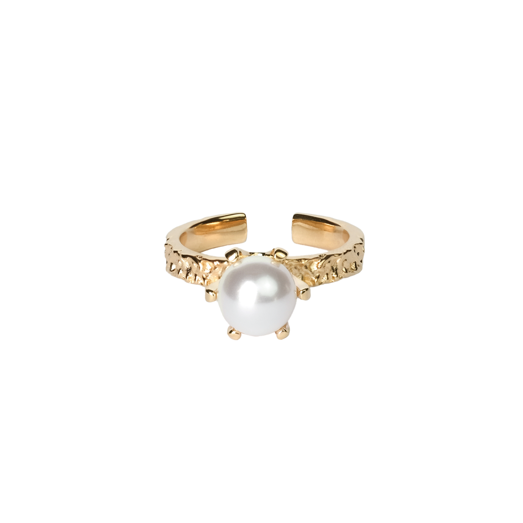 Pearl Princess Ring Gold