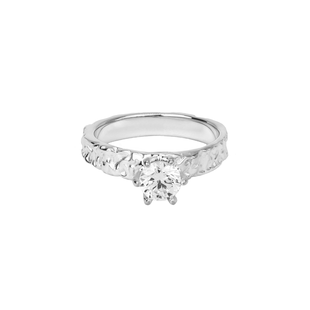 NEW Small Princess  Ring Silver