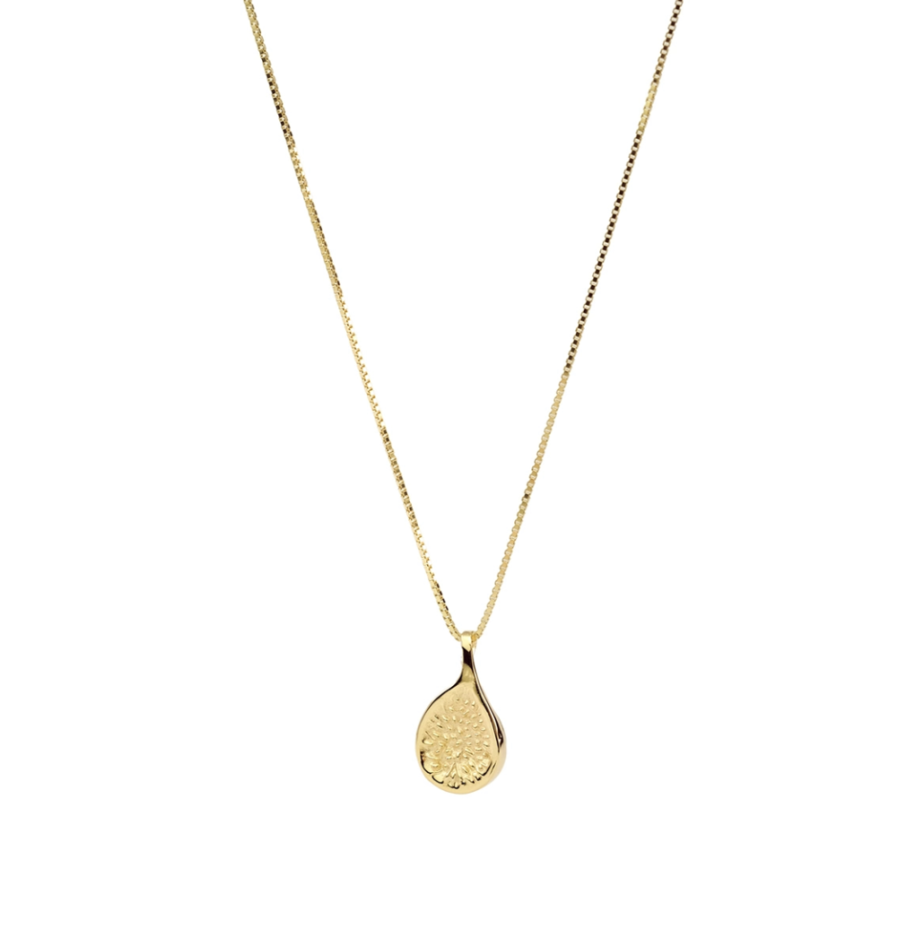 Fig Necklace Gold