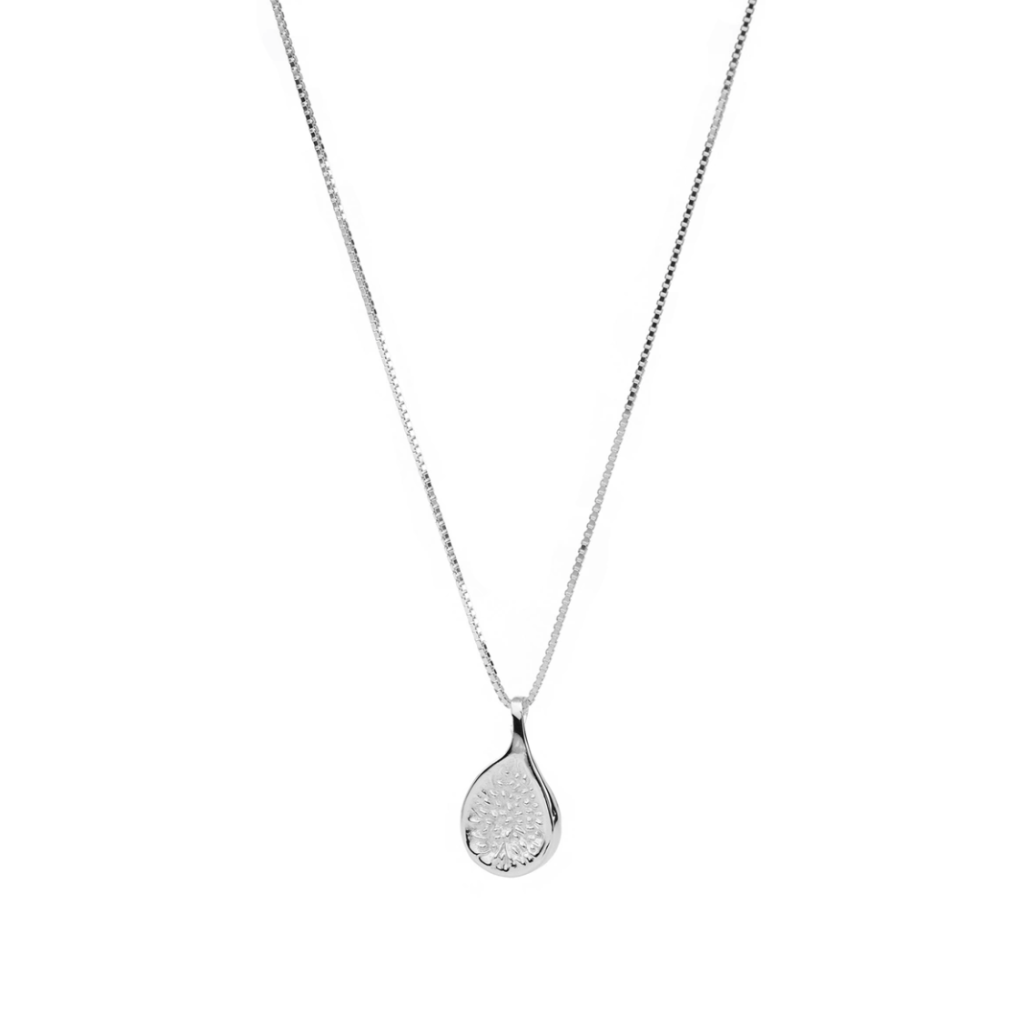 Fig Necklace Silver