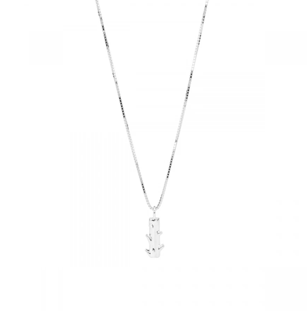 Fig Tree Necklace Silver