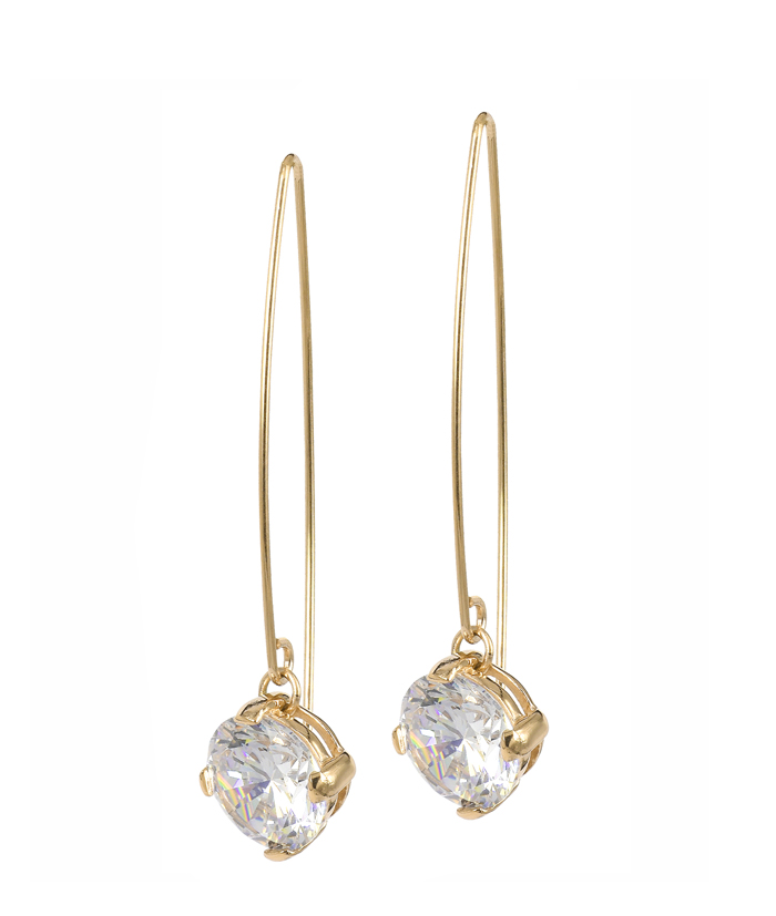 Frida Earrings Gold/White