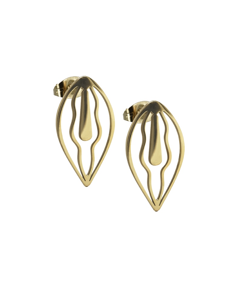Snippa Earrings Studs - Guld