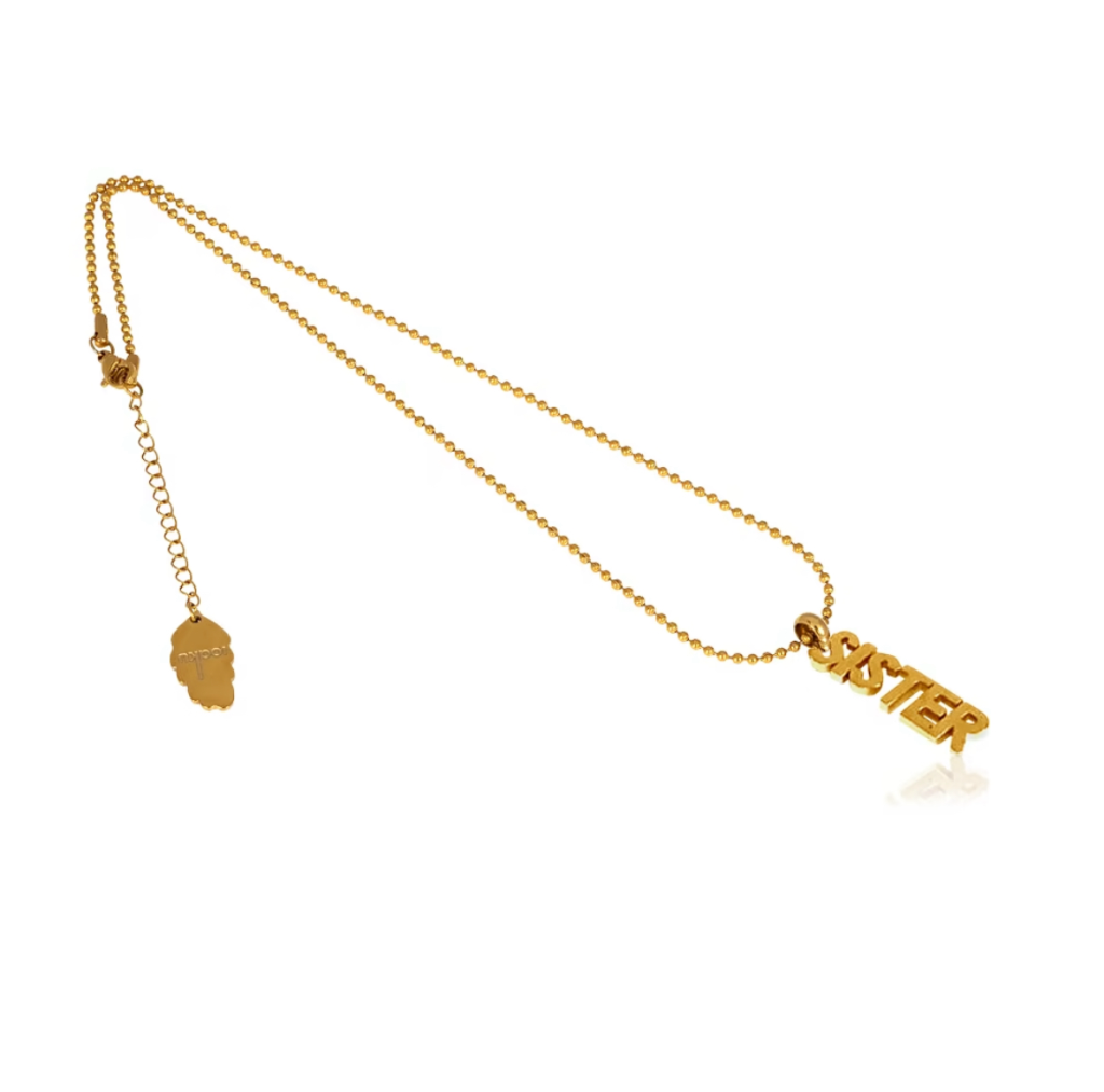 Sister Mini Necklace Gold