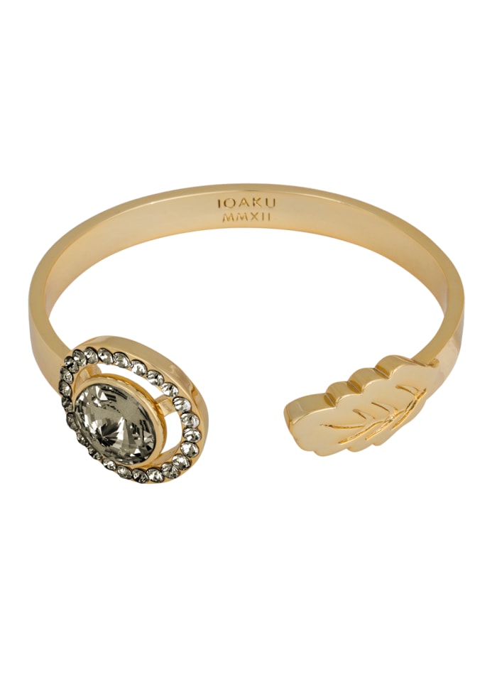 Swarovski Cuff Smoke Gold