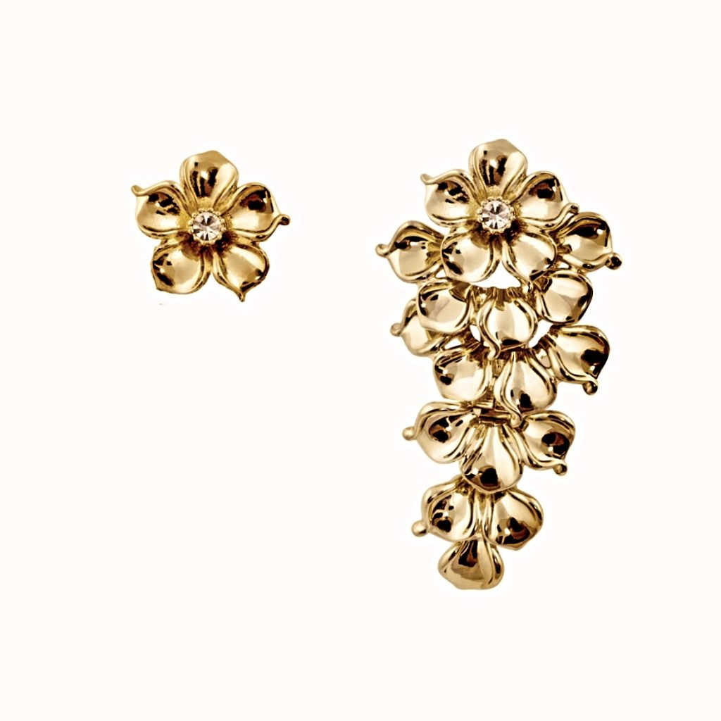 La Fleur Earrings Gold
