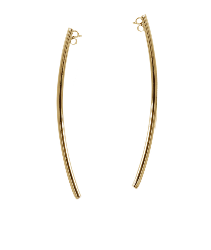 Kajsa Short Earrings Gold