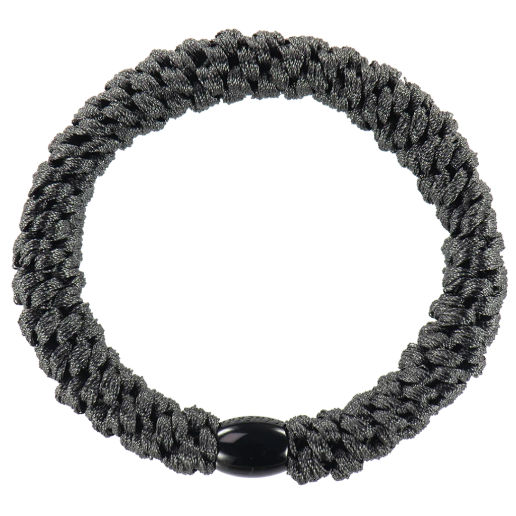 KKNEKKI Hårsnodd Armband Charcoal