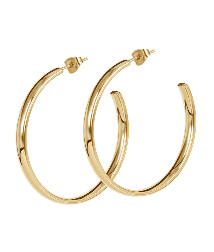 Klara 40mm Earrings Gold