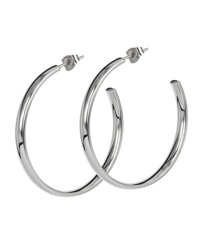 Klara 40mm Earrings Steel