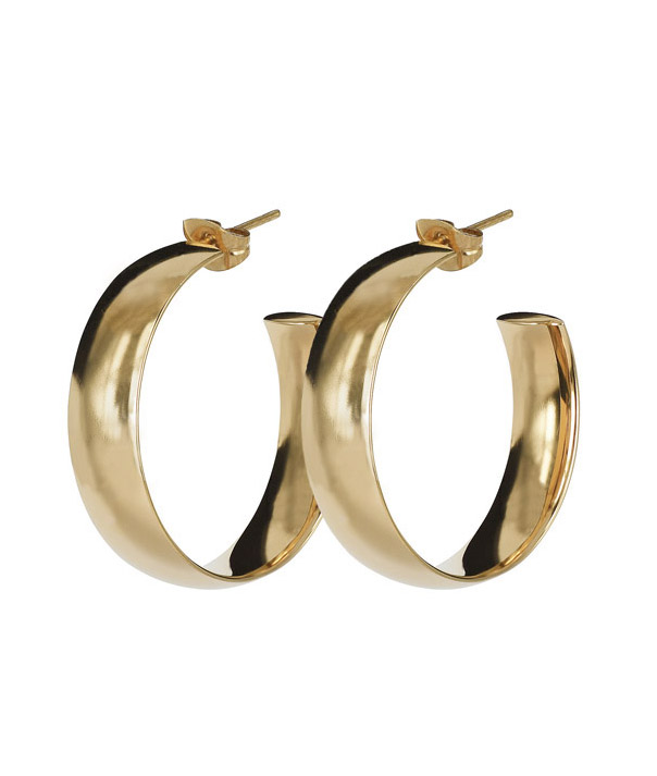 Klara Wide Earrings Gold