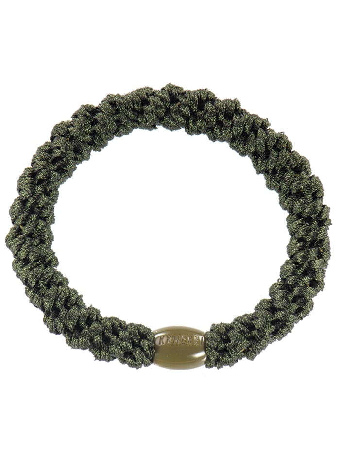 KKNEKKI Hårsnodd Armband Bottle Green Own