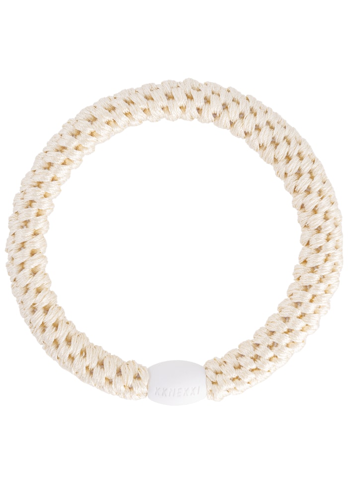 KKNEKKI Hårsnodd Armband Ivory