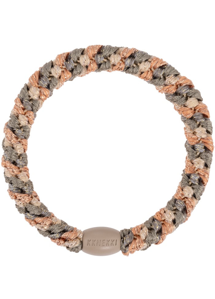 KKNEKKI Hårsnodd Armband Mix Rosegold Camo Glitter