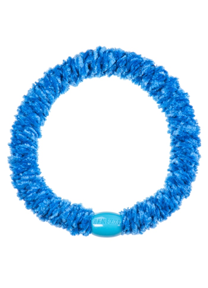 KKNEKKI Hårsnodd Armband Velvet Electric Blue