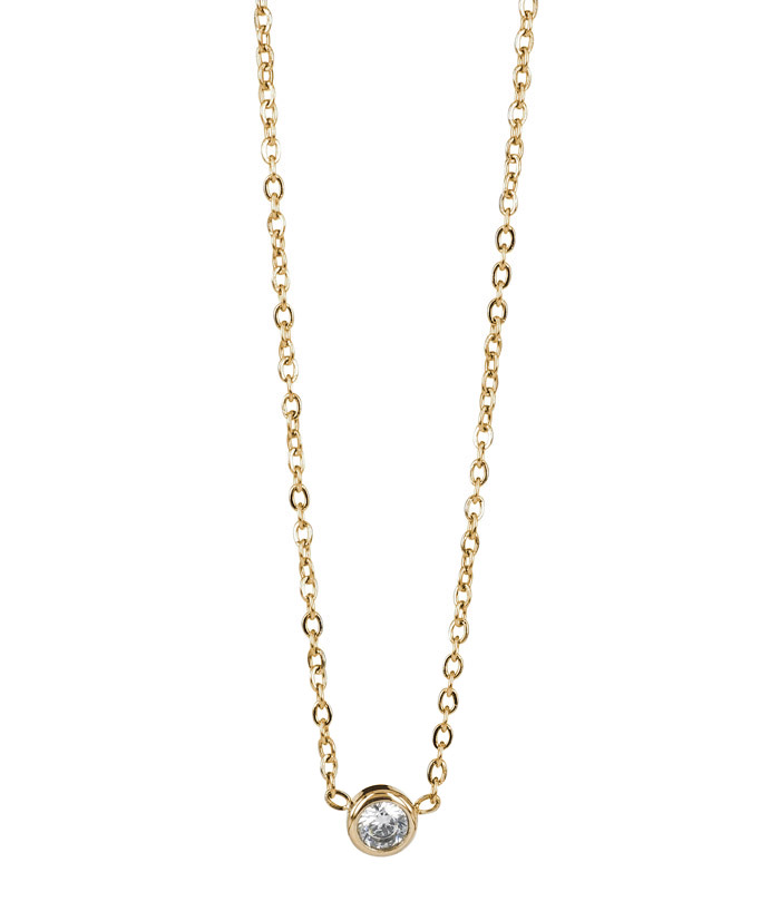 Lily Short Necklace 4mm Gold