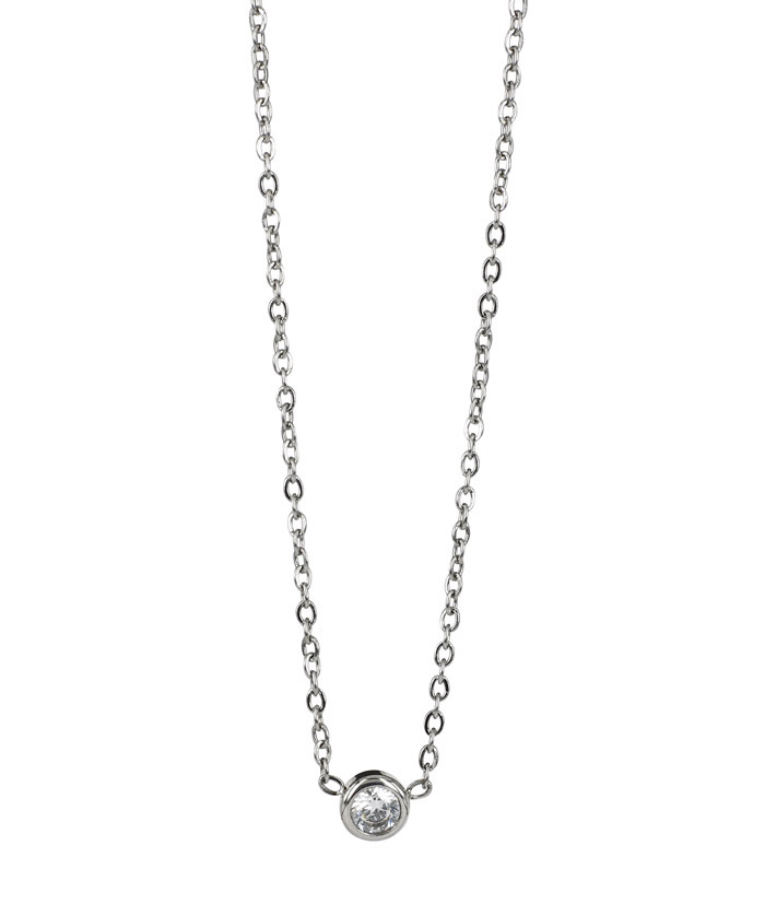 Lily Short Necklace 4mm Steel