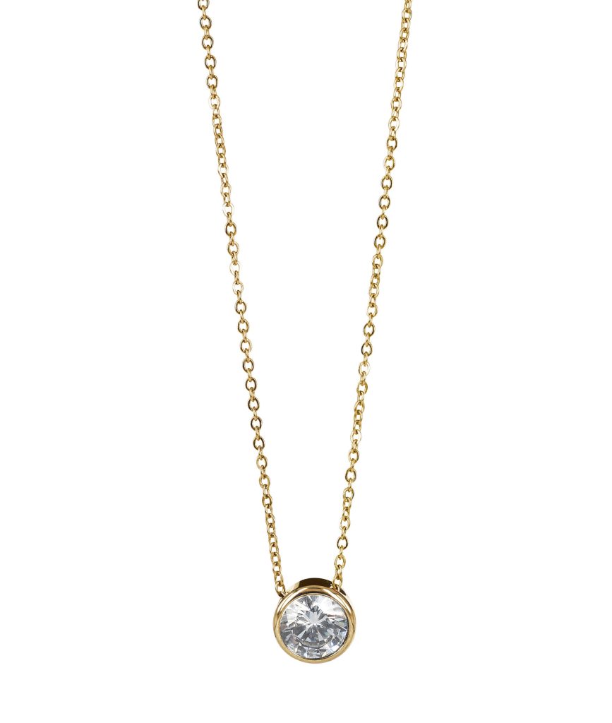 Lily Short Necklace 7mm Gold