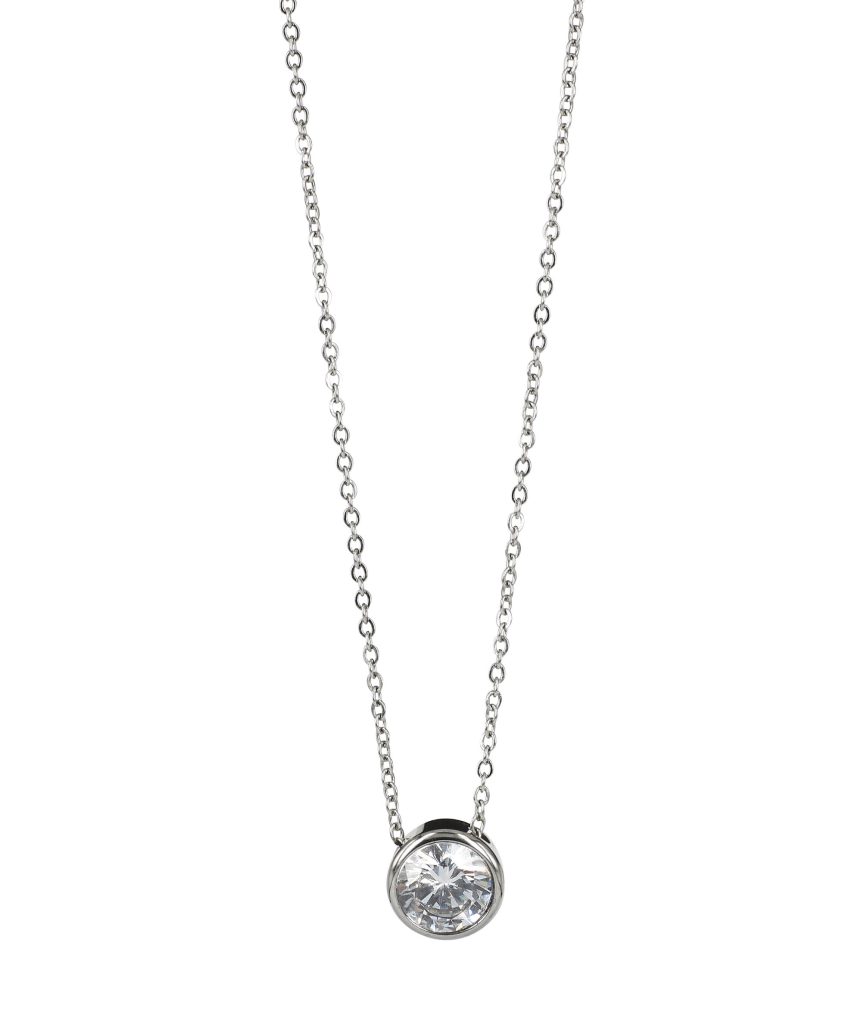 Lily Short Necklace 7mm Steel