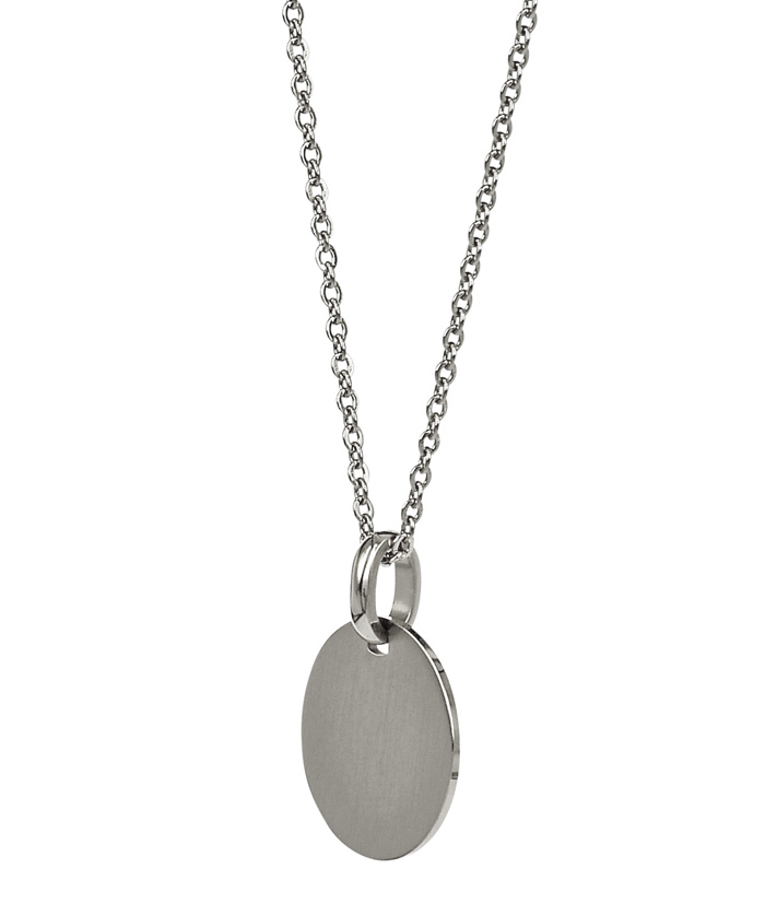Linn Long Necklace Steel
