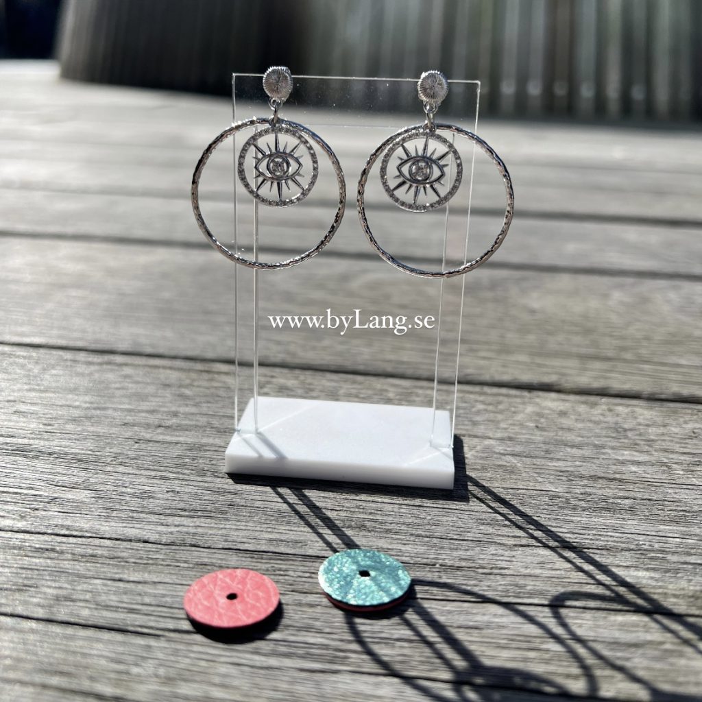 Oeil Earrings Bunch/Metallic Aquamarine